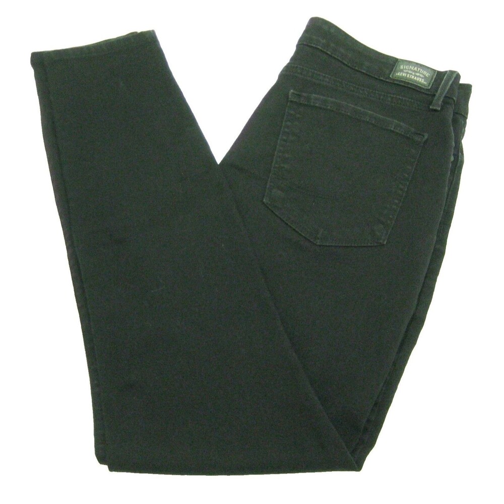 Levi's Womens Size 10 Black Jeans Mid Rise Skinny Denim Pants 5 Pockets Zip Fly